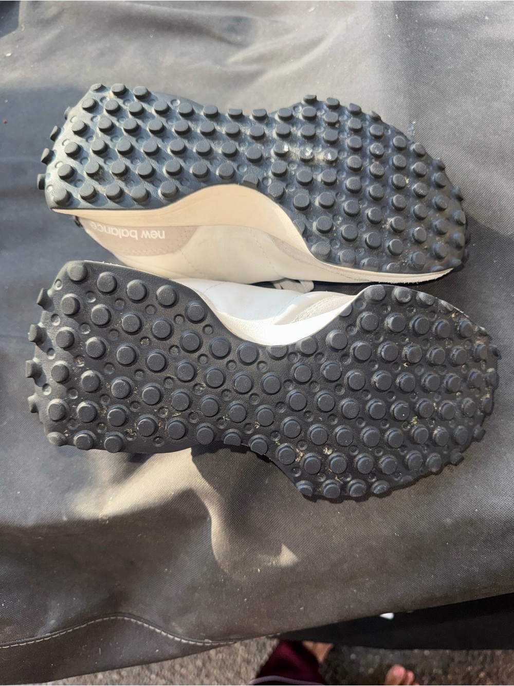 New Balance White & Black Sneakers - Picture 5 of 5